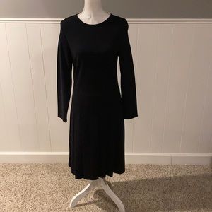Jcrew drop waist pleated dress